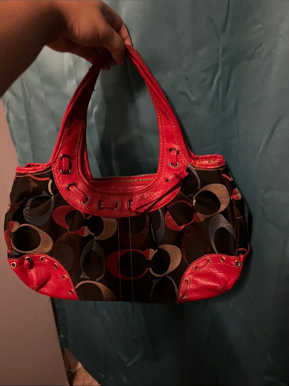Vintage coach shoulder bag
